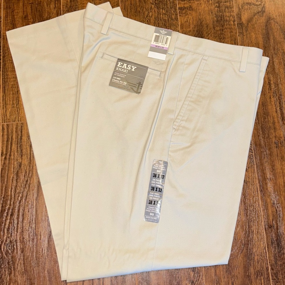 Dockers Tan Chinos Comfortable Full-Length Pants